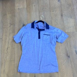 State and liberty golf shirt